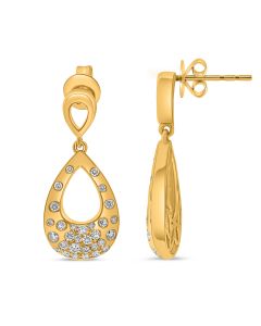 Round Diamond Earring