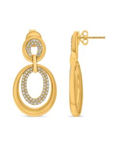 Round Diamond Earring