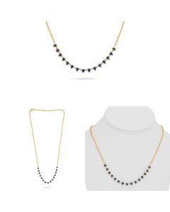 Pear Shape Sapphire Necklace