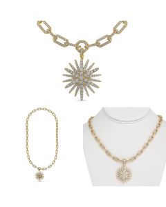 Round Diamond Necklace