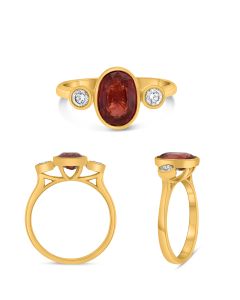 Oval Ruby Ring