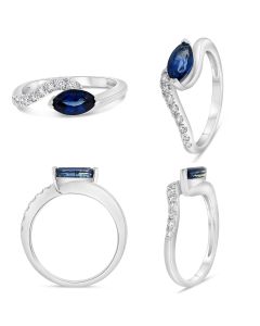 Marquise Sapphire Ring