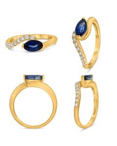 Marquise Sapphire Ring