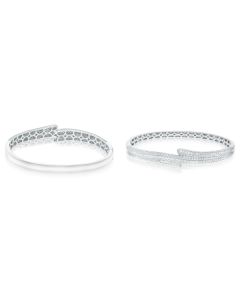 Round Diamond Bangle