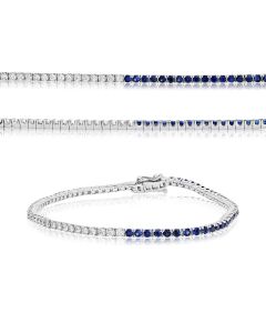 2-Carat White Diamond Tennis Bracelet