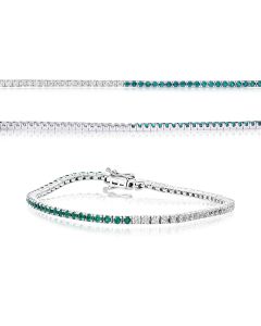 2-Carat White Diamond Tennis Bracelet