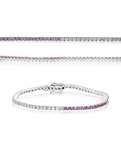 2-Carat White Diamond Tennis Bracelet