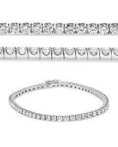 5-Carat White Diamond Tennis Bracelet