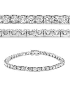 Classic White Gold & Diamond Tennis Bracelet