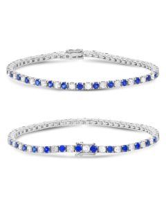 Round Sapphire Bracelet