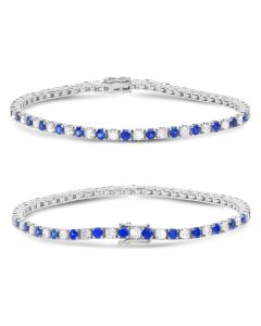 Round Sapphire Bracelet