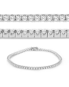 White Diamond Tennis Bracelet