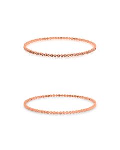 Round Diamond Bangle