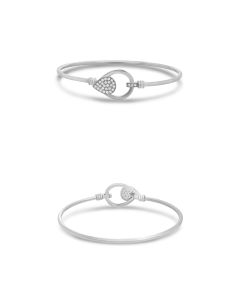 Pear Shape Diamond Bangle