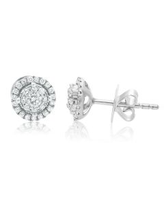 Round Diamond Earring
