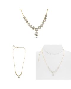 Diamond Teardrop Necklace