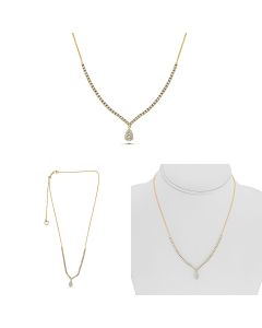 Diamond Adjustable Slider Necklace