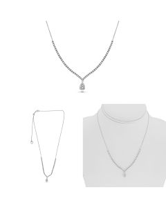 Diamond Adjustable Slider Necklace