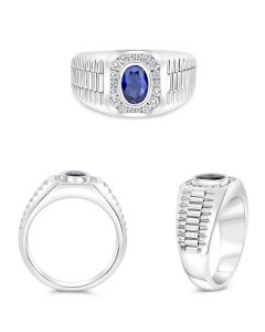 Oval Sapphire Ring