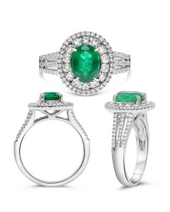 Oval Emerald Ring