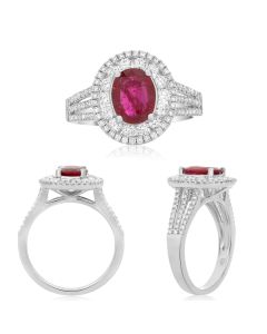 Oval Ruby Ring