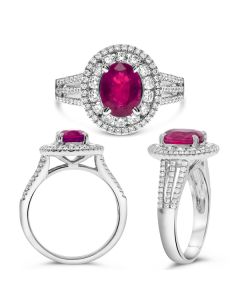 Oval Ruby Ring