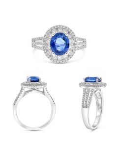 Oval Sapphire Ring