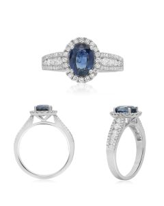 Oval Sapphire Ring