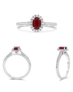 Oval Ruby Ring