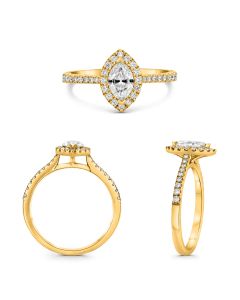 Two Prong Engagement Ring
