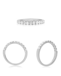 Classic Round Cut Diamond Band