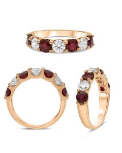 Round Ruby Ring