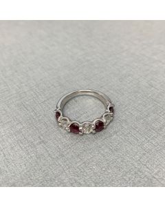 Round Ruby Ring
