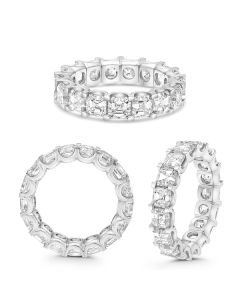 Asccher Cut Diamond Ring
