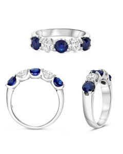 Round Sapphire Ring