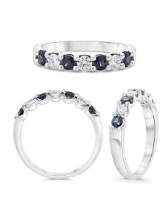 Round Sapphire Ring