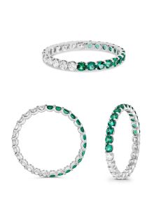 Round Emerald Ring