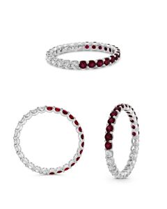 Round Ruby Ring