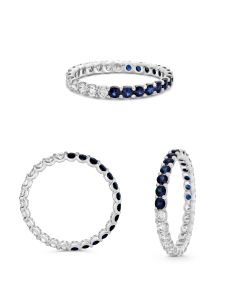 Round Sapphire Ring