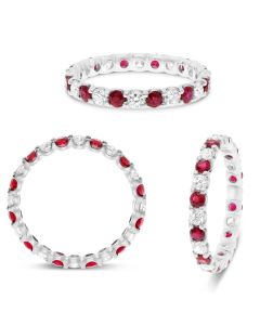 Round Ruby Ring