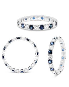 Round Sapphire Ring