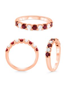 Round Ruby Ring