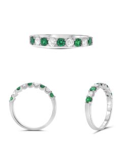 Round Emerald Ring