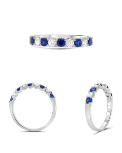 Round Sapphire Ring