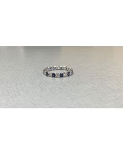Round Sapphire Ring