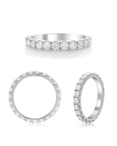 White Gold Diamond Eternity Band