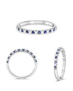 Sapphire & Diamond Band