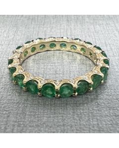 Round Emerald Ring