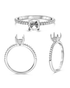 Four Prong Engagement Ring