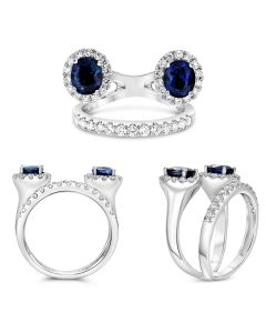 Oval Sapphire Ring